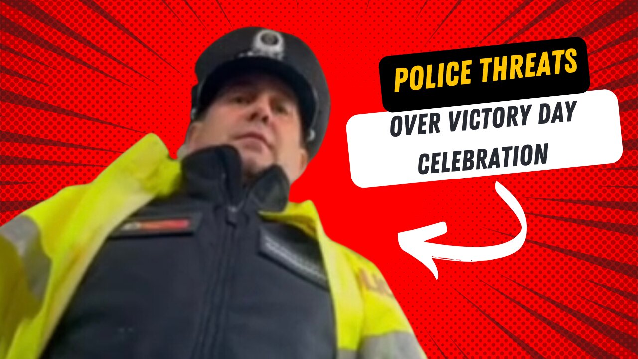 Police threaten locals celebrating Victory Day!