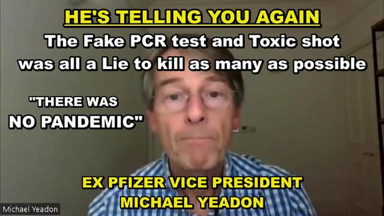 Ex Pfizer Vice President -This Fake Toxic Covid Vaccine Has Killed Almost 20 Million So Far- Nov 4