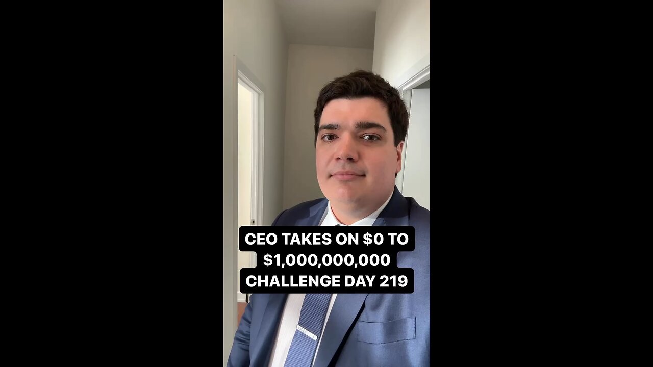 Zero to a Billion Challenge Day 219