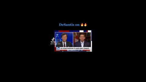 DeSantis slams woke Disney 👏🔥