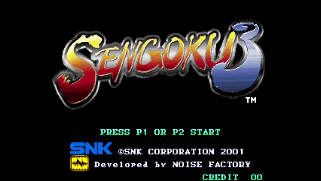 Sengoku 3, Arcade Game, SNK 2001, playthrough