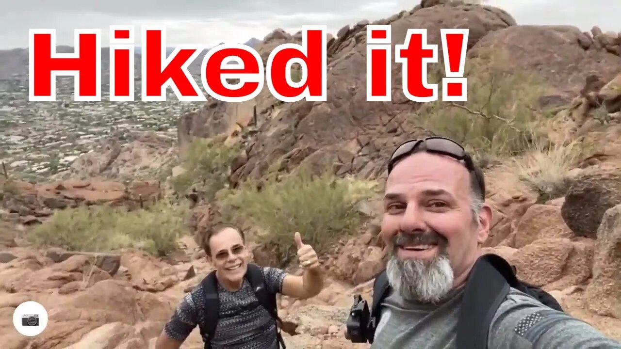 Hike Camelback Mountain Feb 1 2021 Phoenix AZ