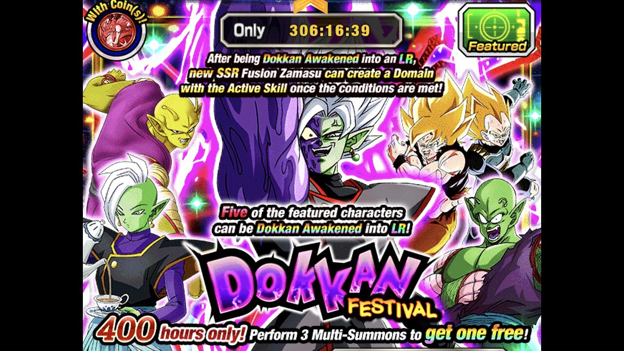 DOKKKAN BATTLE WORLDWIDE DOWNLOAD SUMMONS LR ZAMASU!!