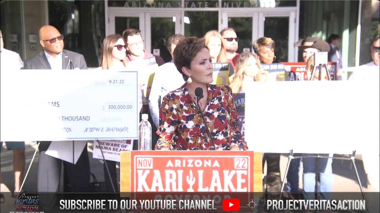 Kari Lake Asked About Katie Hobbs' Campaign and Veritas Revealing What They Don't Want You to Know