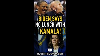 #Biden Says No Lunch with #KamalaHarris #WhiteHouse #Shorts