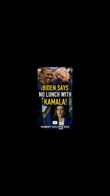 #Biden Says No Lunch with #KamalaHarris #WhiteHouse #Shorts