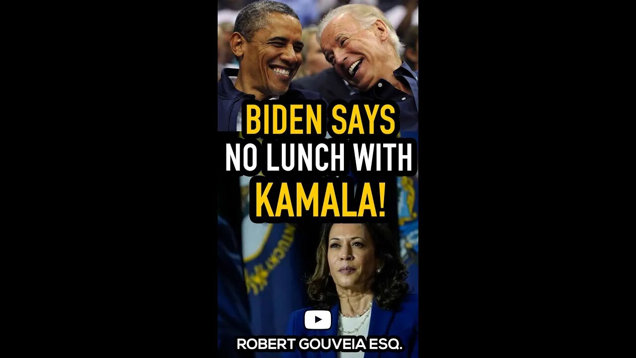 #Biden Says No Lunch with #KamalaHarris #WhiteHouse #Shorts