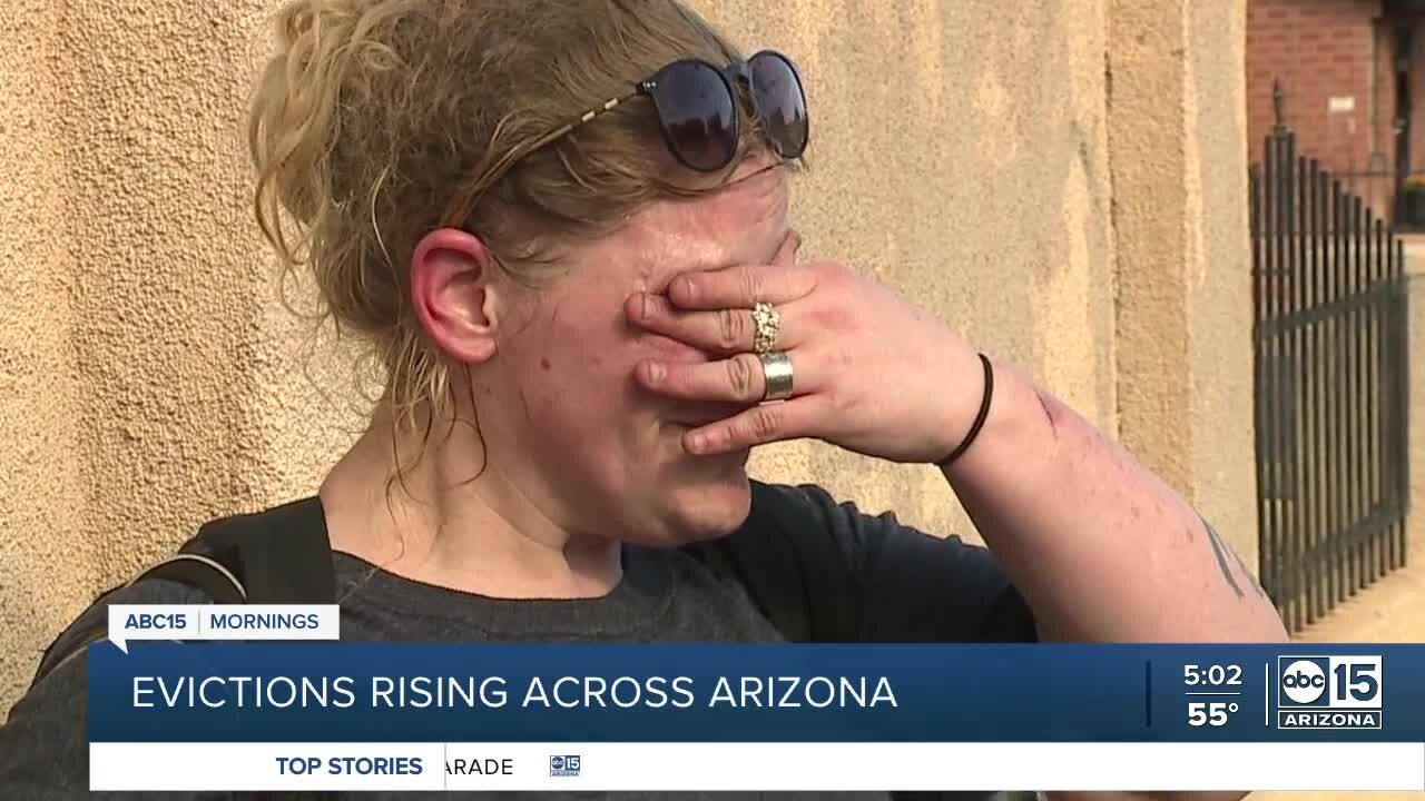 Evictions rising across Arizona