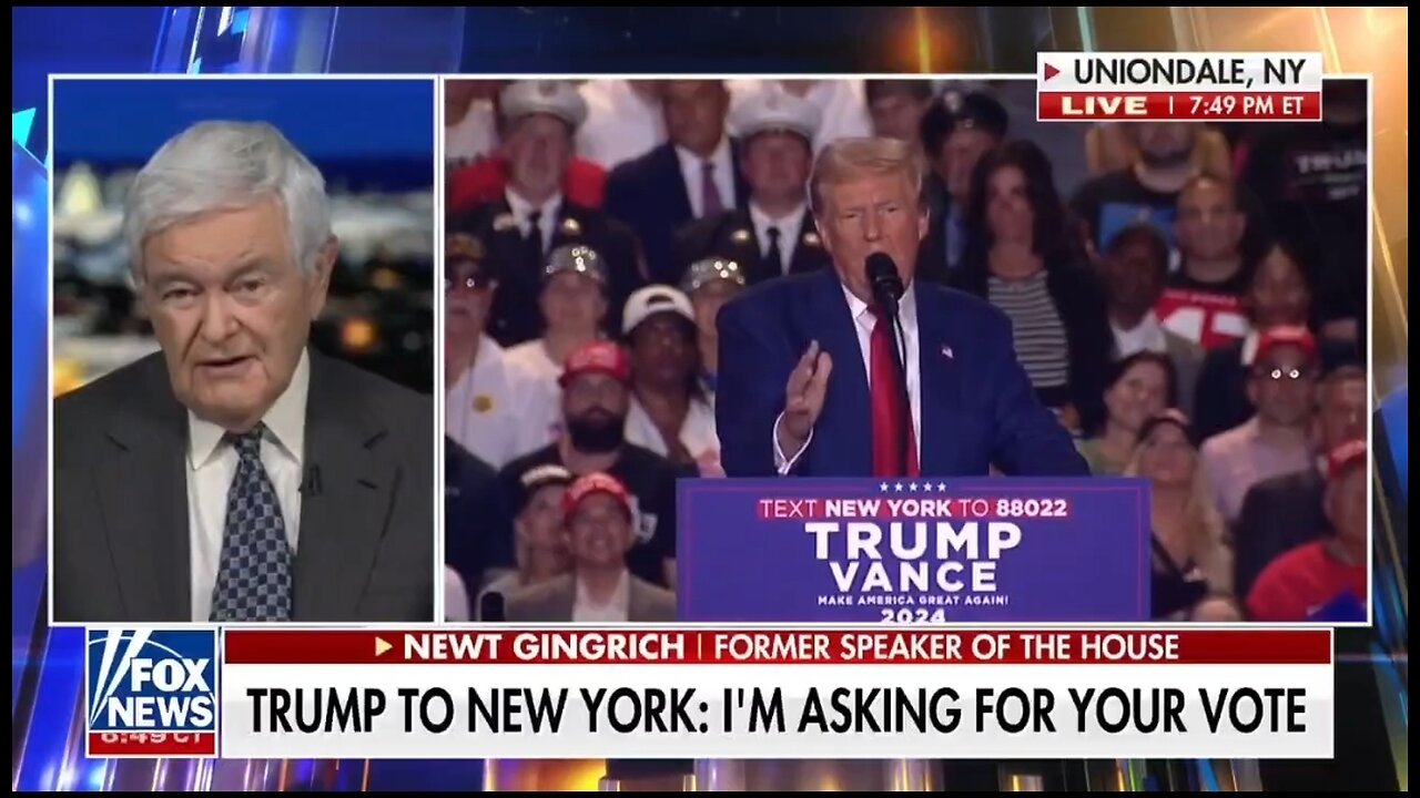 Newt Gingrich: Trump's Political Resolve Strengthened By Assassination Attempts