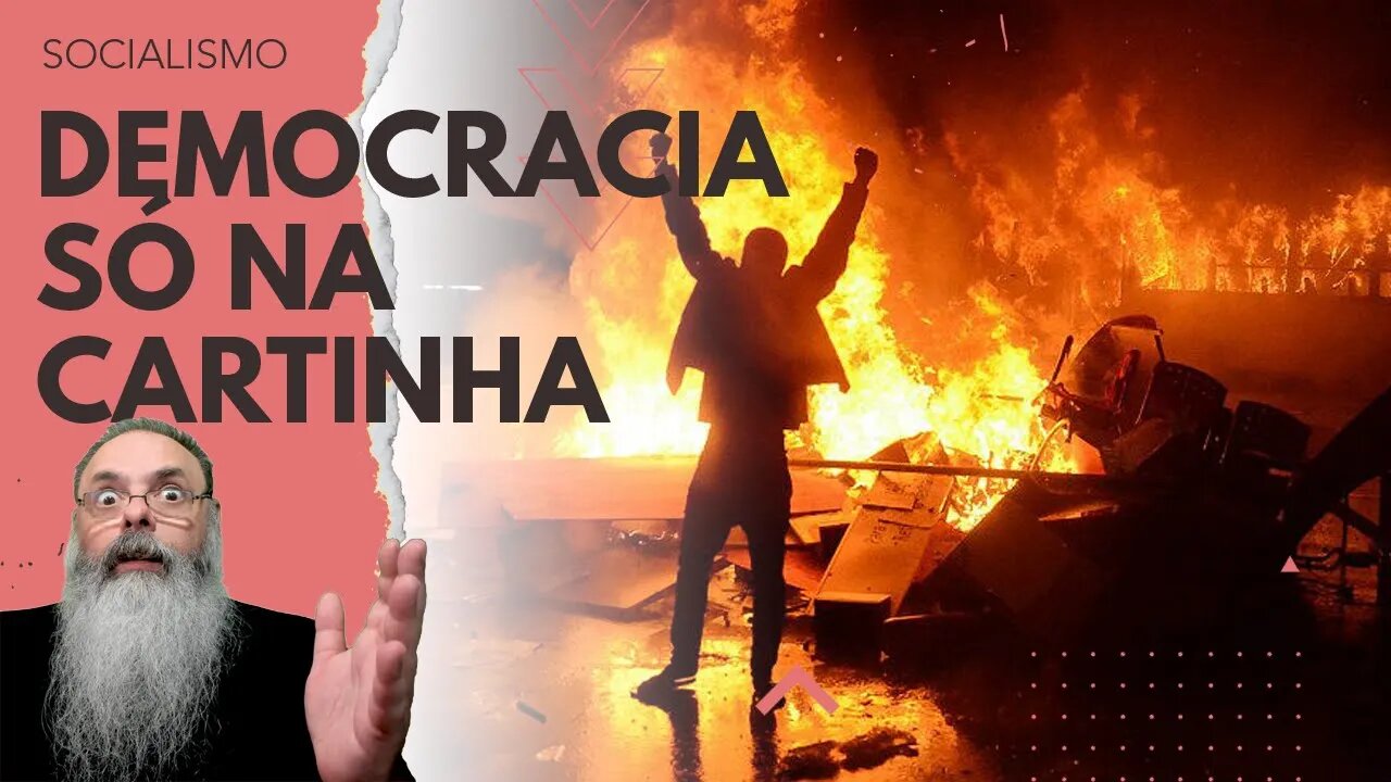 ESQUERDA sabe que VAI PERDER e RADICALISMO começa a APARECER: DEMOCRACIA só se for para o lado deles