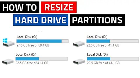 HOW TO PARTITION YOUR DRIVE TO 5 DRIVES IN PC