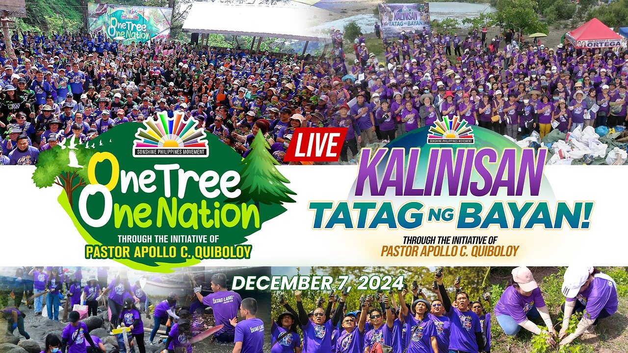 LIVE: One Tree, One Nation: 2nd Nationwide Tree Planting Activity | December 7, 2024