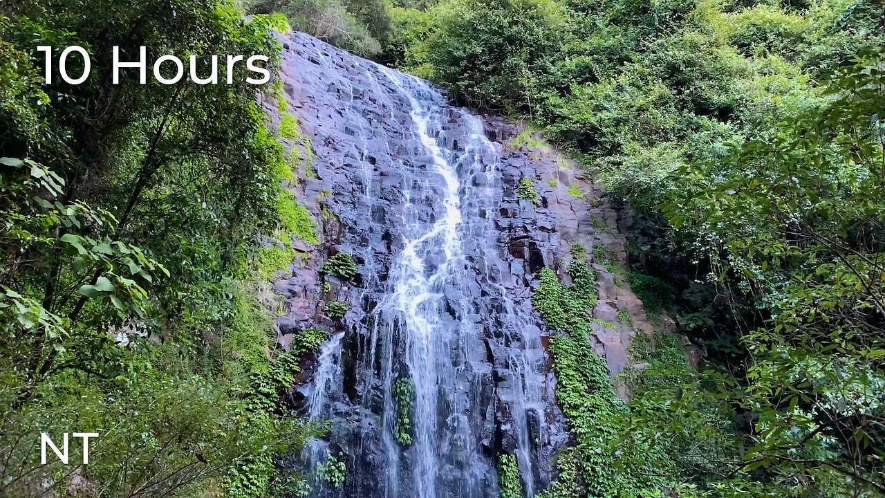 Gentle Waterfall Sounds for Relaxing, Sleeping, Insomnia or Study | Nature White Noise (Sleep Aid)