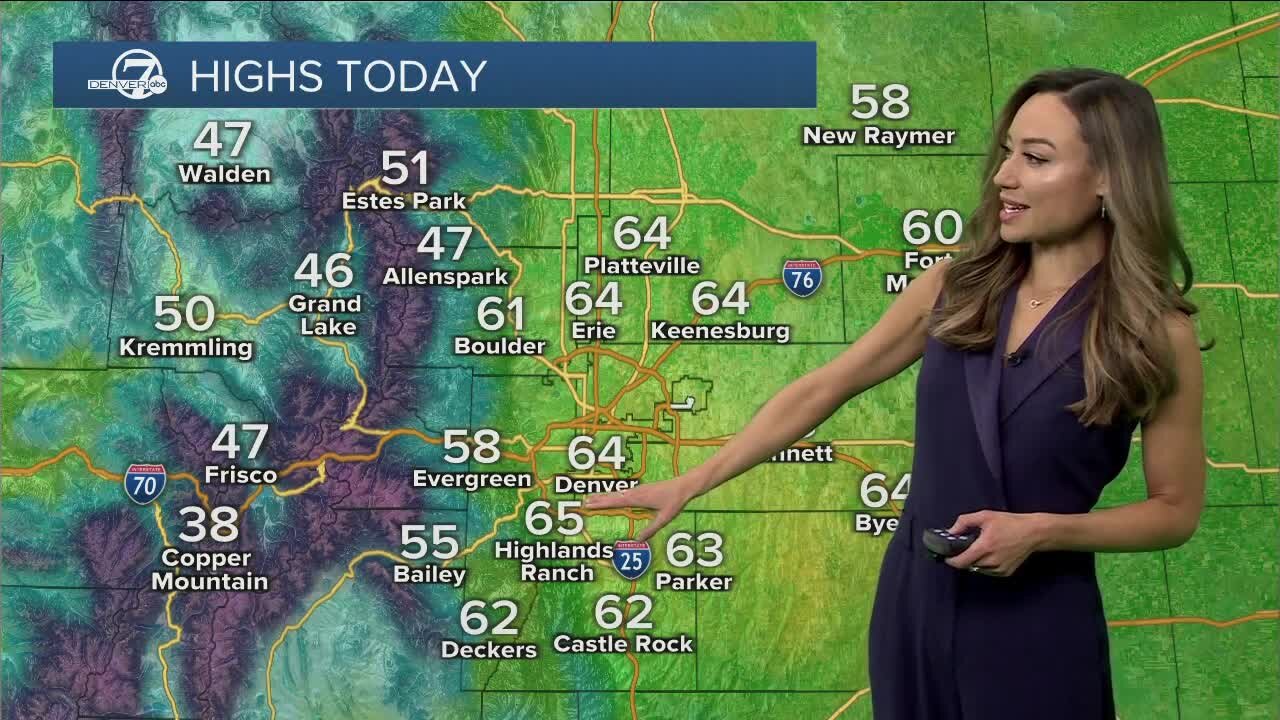 Warmer across Colorado through the weekend