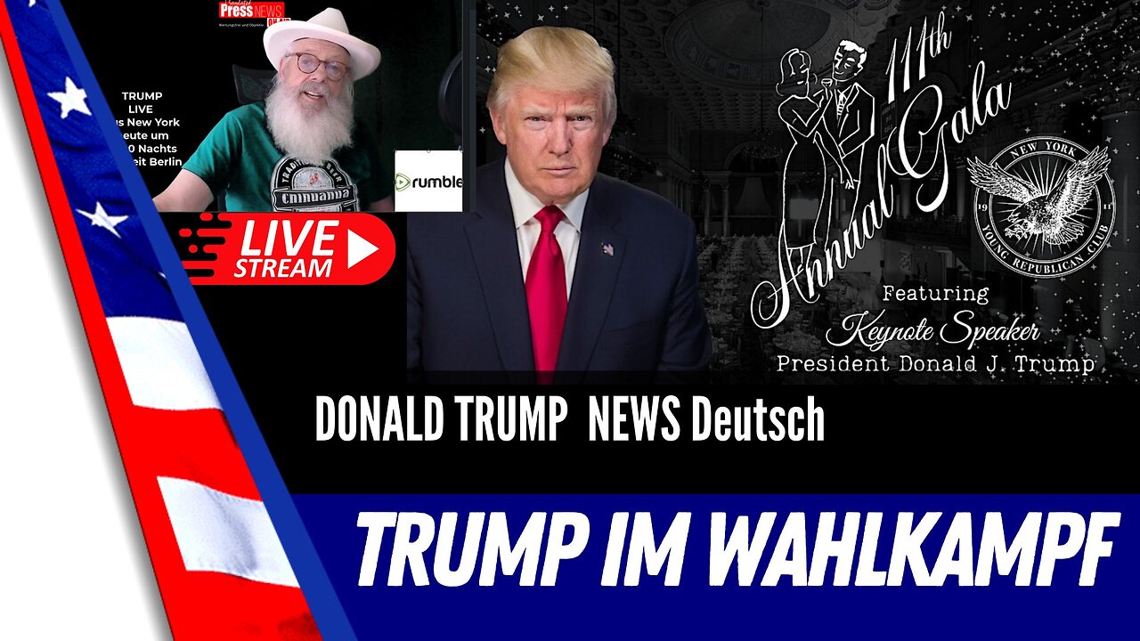 Donald Trump LIVE aus NEW YORK