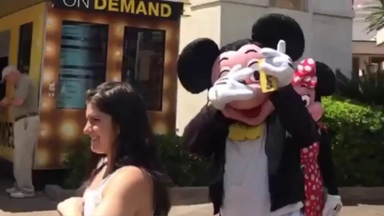 Hustled by Mickey Mouse