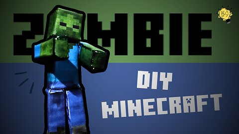 DIY Minecraft Zombie Papercraft | Bring the Undead to Life from Cardboard