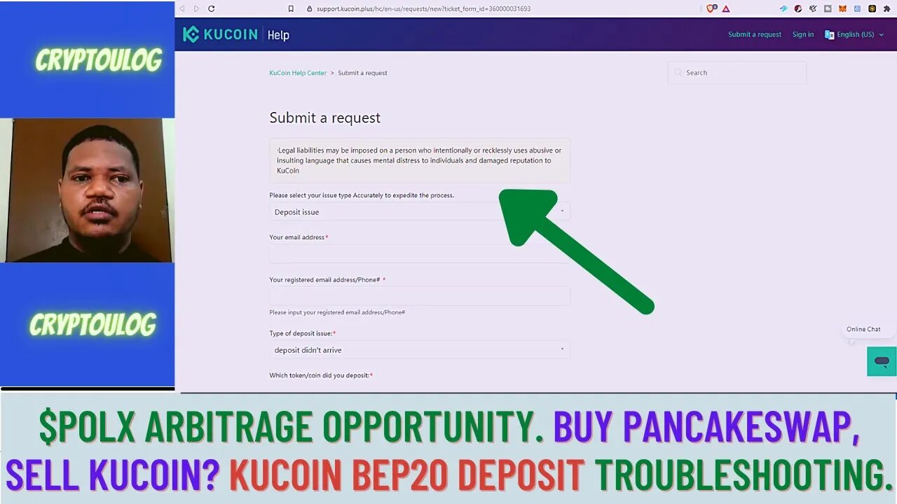 $POLX Arbitrage Opportunity. Buy Pancakeswap, Sell Kucoin? Kucoin BEP20 Deposit Troubleshooting.