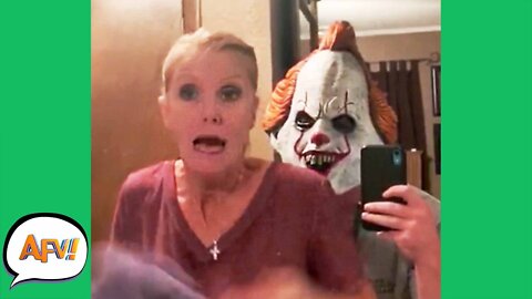 Try Not To SCREAM! (She FAILS) 😱😆 | Funny Pranks and Fails |