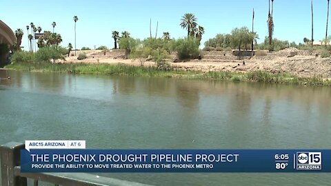 Construction has begun on the Phoenix Drought Pipeline Project