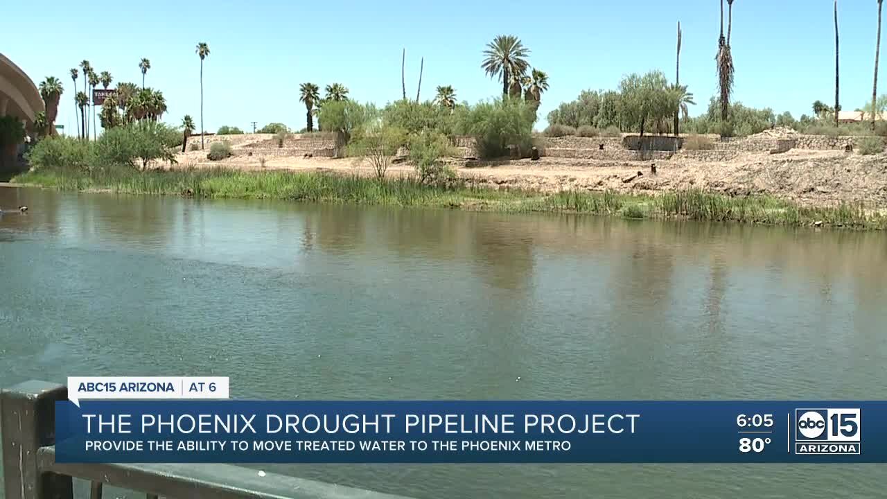 Construction has begun on the Phoenix Drought Pipeline Project