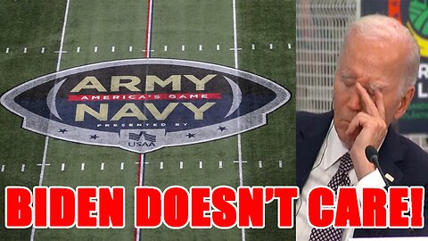 Sleepy Joe Biden DESTROYED for NOT attending Army Navy Football game yet again!