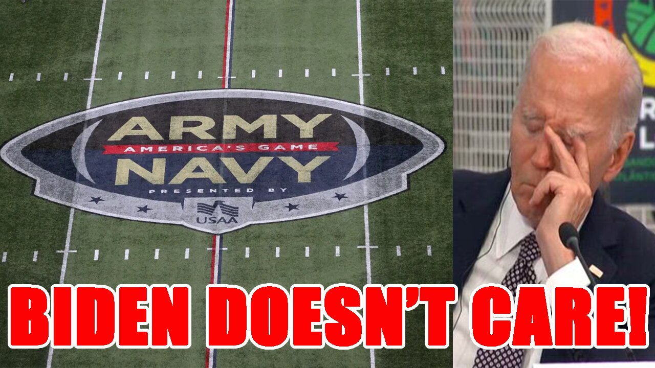 Sleepy Joe Biden DESTROYED for NOT attending Army Navy Football game yet again!