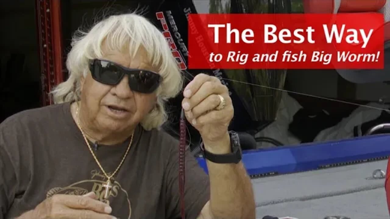 How to Rig and Fish Big Worms Texas Rig!