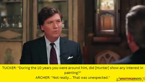 TUCKER: "During the 10 years you were around him, did [Hunter] show any interest in painting?"