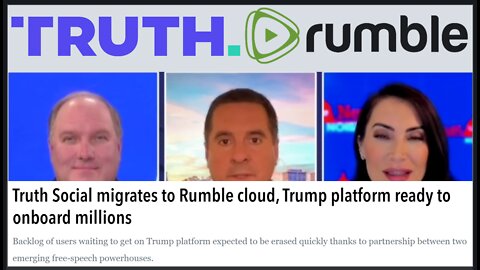 Truth Social Joins Rumble Cloud Infrastructure, Partners On Path To Victory!