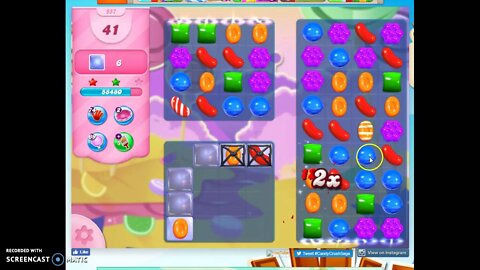 Candy Crush Level 957 Audio Talkthrough, 3 Stars 0 Boosters