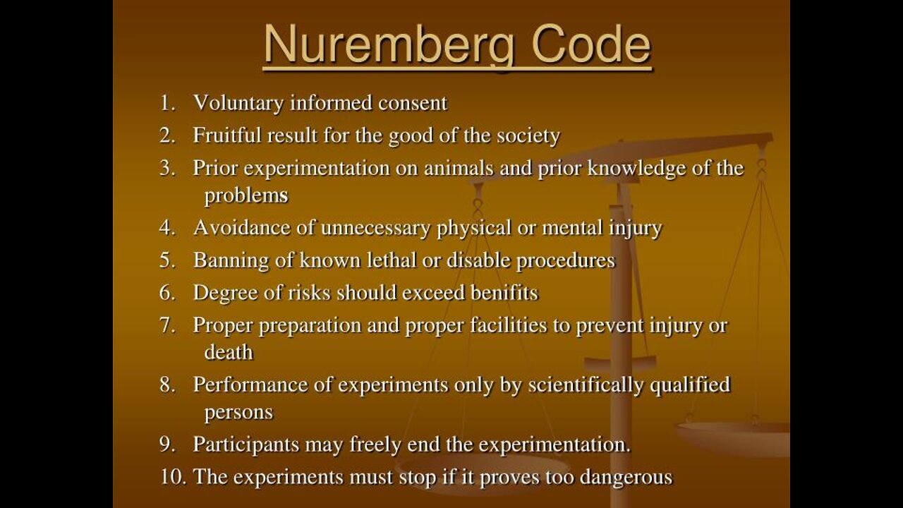 The Nuremberg Code
