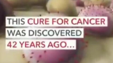 EVER NOTICE THE ELITES DON'T DIE OF CANCER? NOBODY HAS TO. LEARN AND LIVE