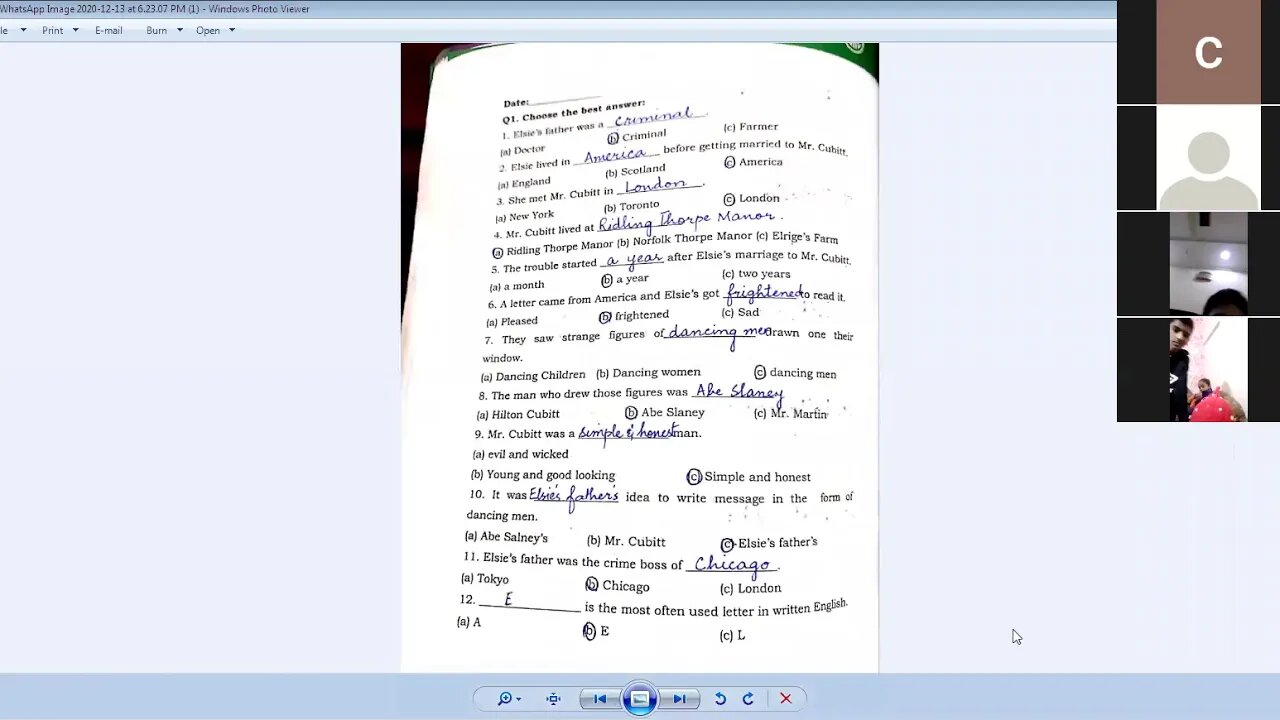 ENG A CLASS 7 14122020