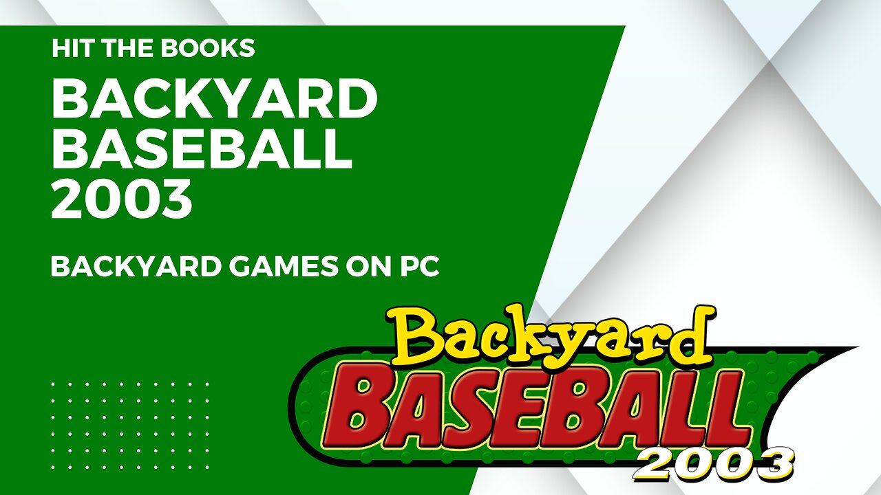 Backyard Baseball 2003 - LIVE