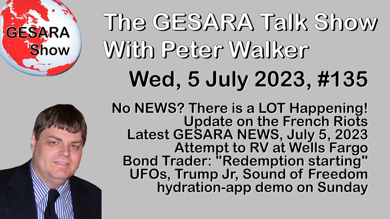 2023-07-05, GESARA Talk Show 135 - Wednesday