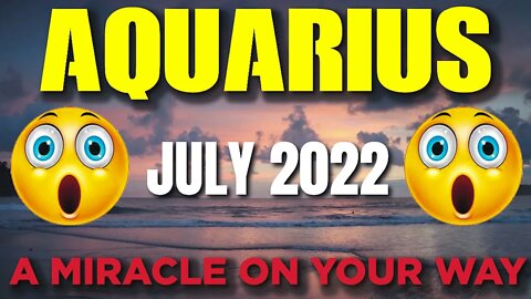 Aquarius ♒ 🤯😲 𝐀 𝐌𝐈𝐑𝐀𝐂𝐋𝐄 𝐎𝐍 𝐘𝐎𝐔𝐑 𝐖𝐀𝐘 🙏🙌 Horoscope for Today JULY 2022♒ Aquarius tarot july 2022♒