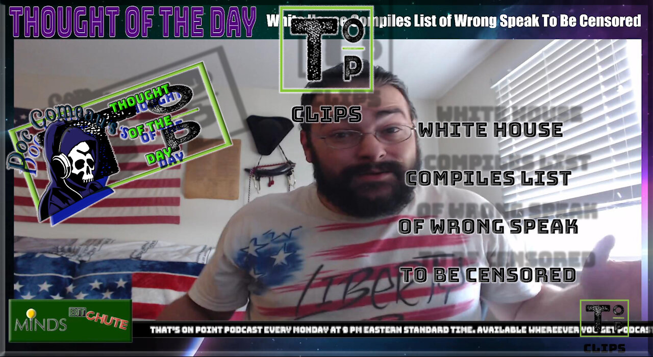 White House Compiles List of Wrong Speak To Be Censored (Clean)