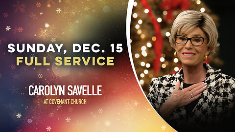 Carolyn Savelle at Sunday Service at Covenant Church