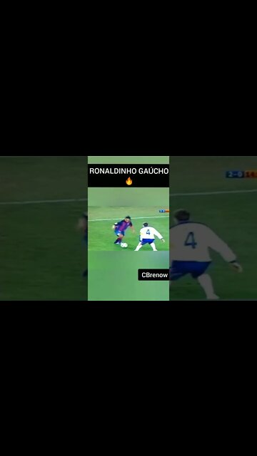 O ELÁSTICO DO RONALDINHO GAÚCHO ERA MUITO BRABO