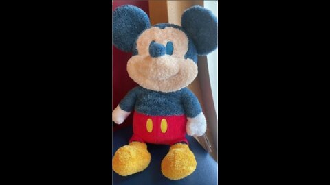 Disney Parks Mickey Mouse Weighted Emotional Support Plush Doll #shorts