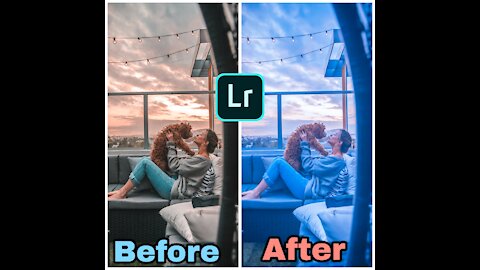 Blue yellow tone edit | free lightroom tutorial | lightroom photo edit | lightroom presets