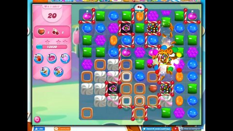 Candy Crush Level 6017 Talkthrough, 28 Moves 0 Boosters