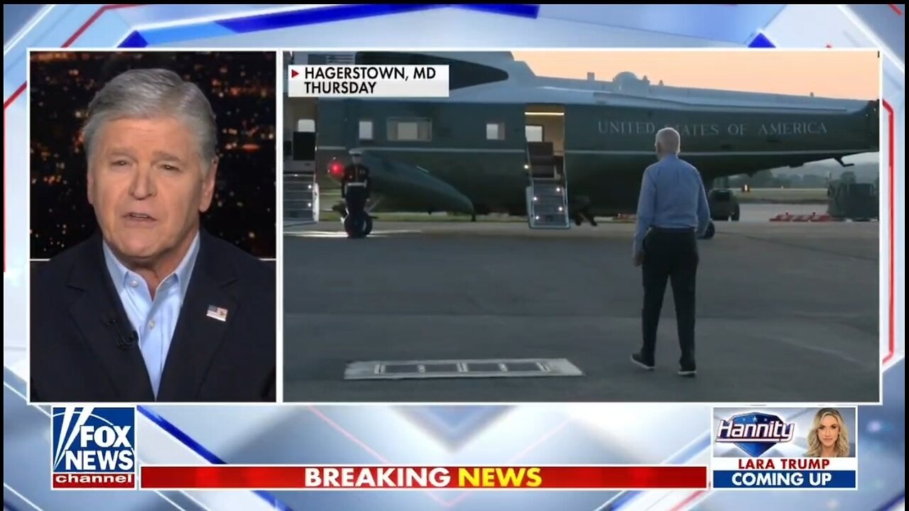 Hannity: What's Biden Doing Off For An Entire Week?