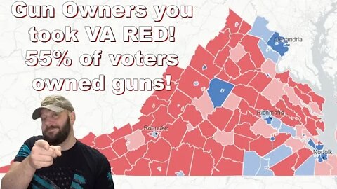 Gun owners came out BIG in VA and turned it RED! Look what we can accomplish!