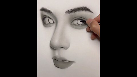 From White Paper 📜 To Beutifull Face 👀 #art