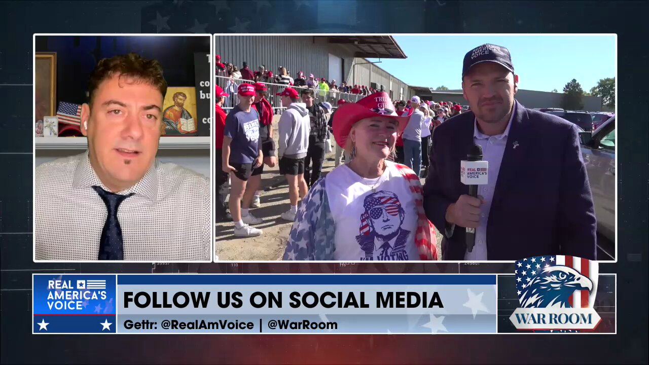 Ben Bergquam LIVE From President Trump's Waunakee Rally | Hear From Real Trump Supporters