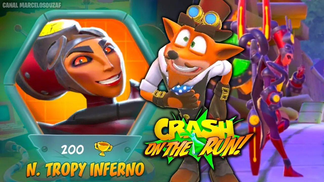 N. Tropy Inferno vs Crash Bandicoot Steampunk | Crash On The Run