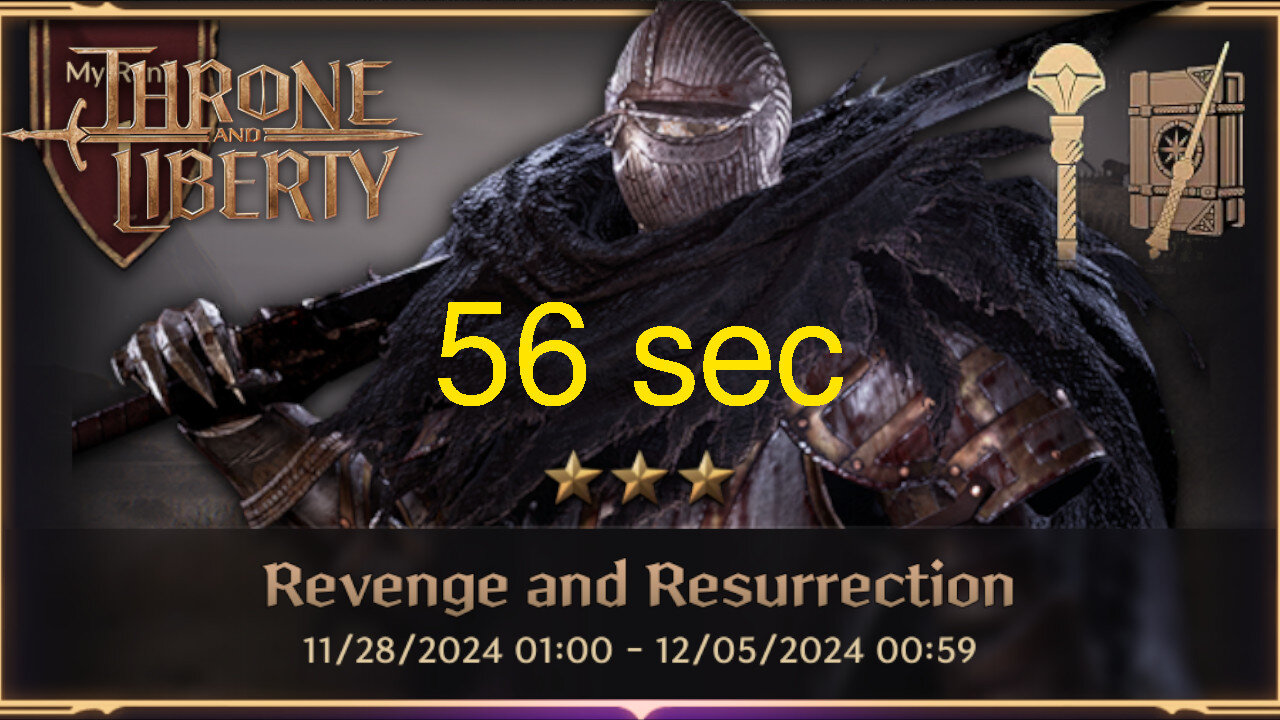 Throne and Liberty - Revenge and Ressurection 56 sec (Wand + Staff)