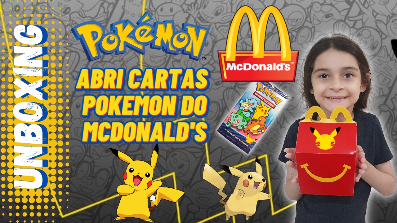 ABRI CARTINHAS DO POKEMON / MCDONALD'S / POKEMON TCG